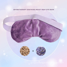 Natural Dry lavender and Automatherapy clay beads mask soothes puffy eyes and relaxation Custom weighted eye mask